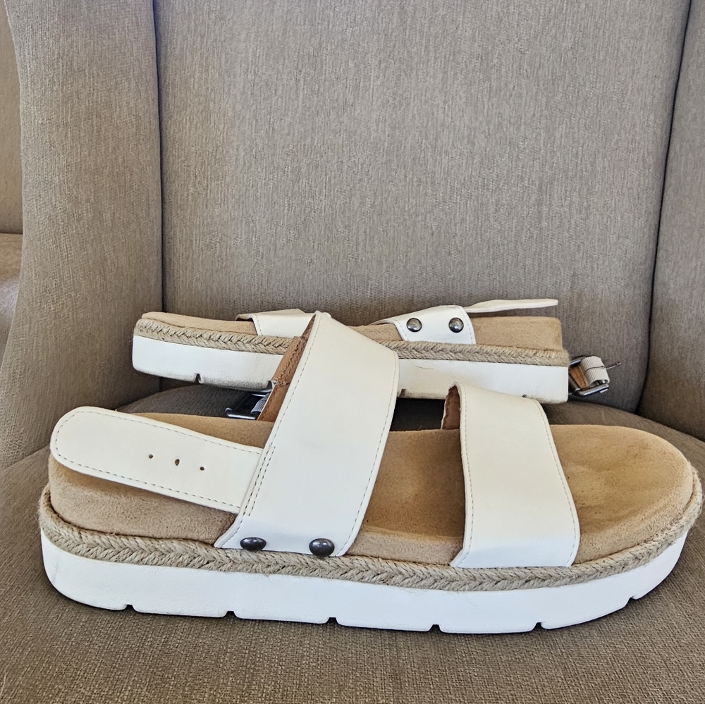 Womens white sandals